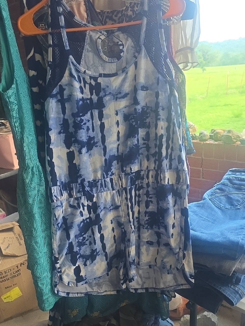 Romper tie dye size m